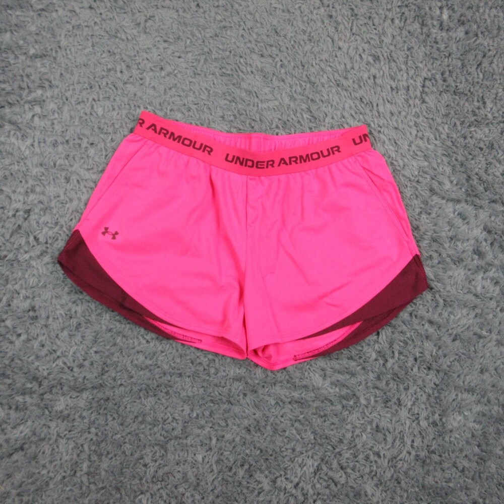 Under Armour Shorts Womens M Pink Tech Play Up Twist Athletic Mesh 29x3* NWT